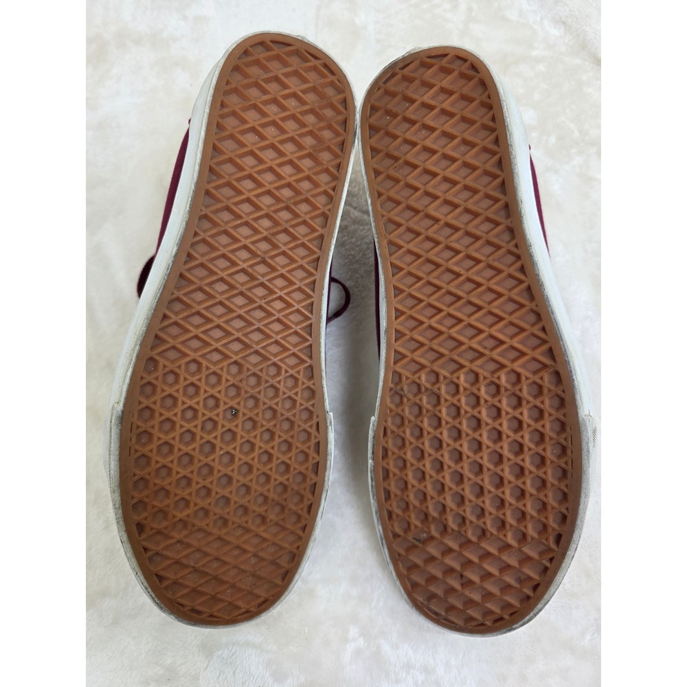 Vans Old Skool Burgundy Maroon Low Top Skate Shoes Mens 10.5 Womens 12 - Picture 4 of 10